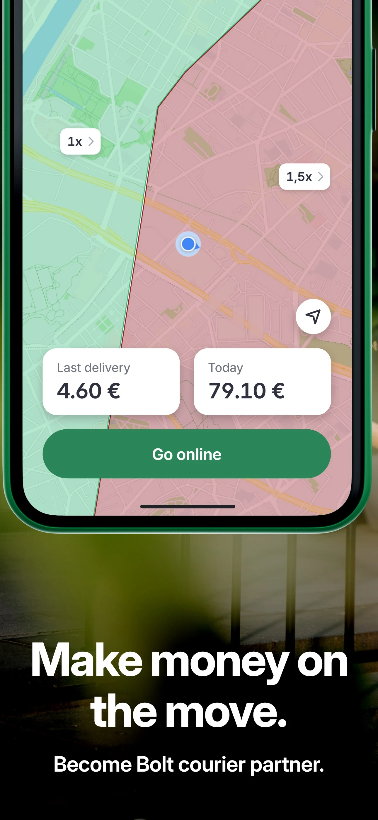 Bolt Food Courier screenshot